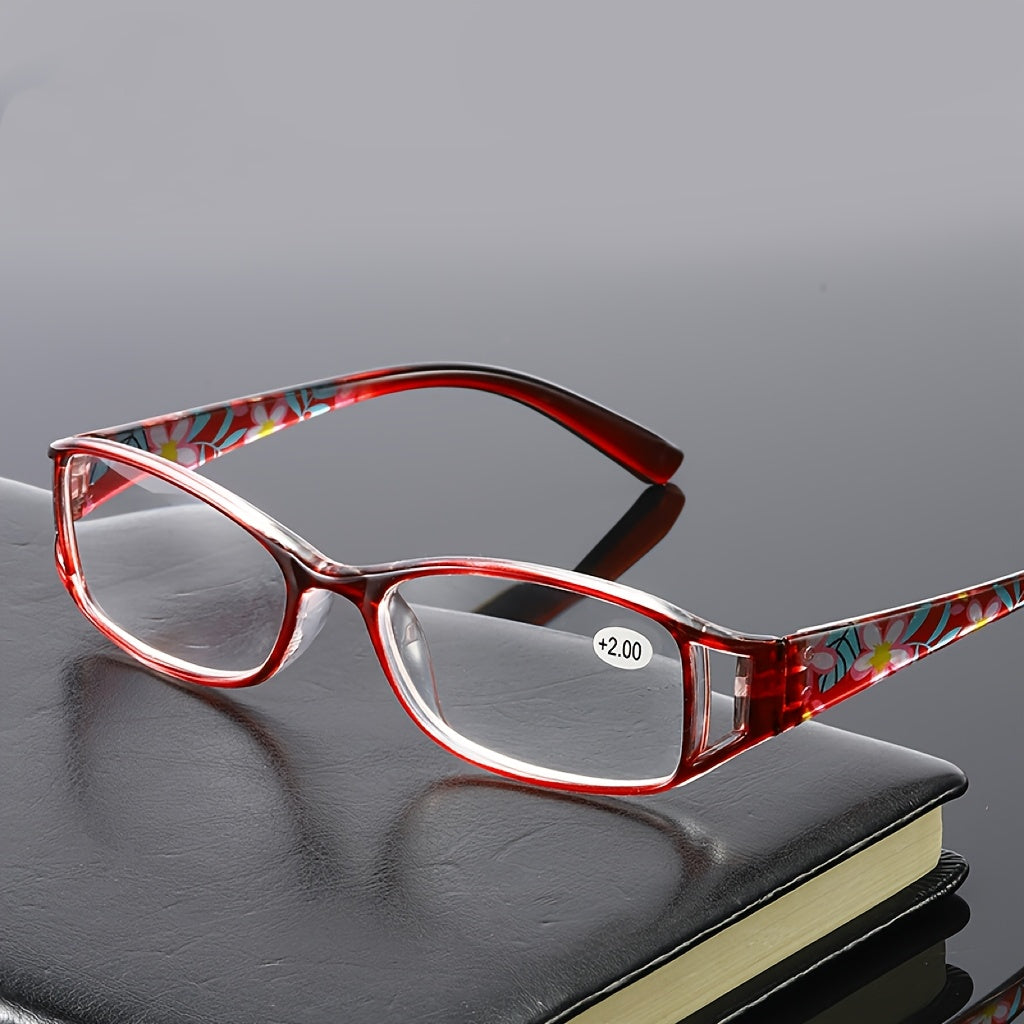 3pcs Classic Women with Photochromic Lenses, New Light-Activated Color Changing Feature for Indoor And Comfortable Reading, Fashionable Floral Frame Ultra-Lightweight Frames, Essential Photochromic Reading Glasses Set