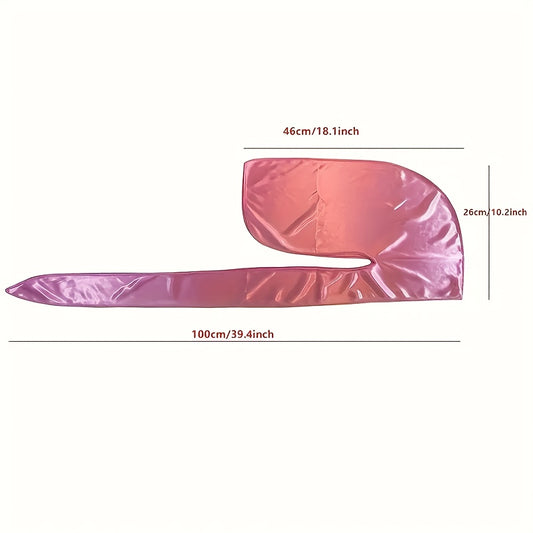 [Silky Satin Durags] 10/12pcs Durags For Men & Women, Silky Satin Durags For 360 Waves With Long Tail, Breathable Wave Caps For Curly Hair, 12 Color Headband For Hip Hop Fashion