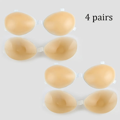 Collection of Adhesive Bras in 4 6 8pcs Designed for a Secure Fit with Backless – view 3
