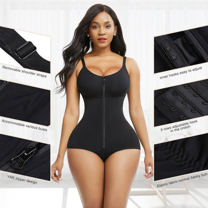 Colombianas Body Shaper Tummy Control Shapewear Zipper Full Bust Corset Bodysuits – view 12