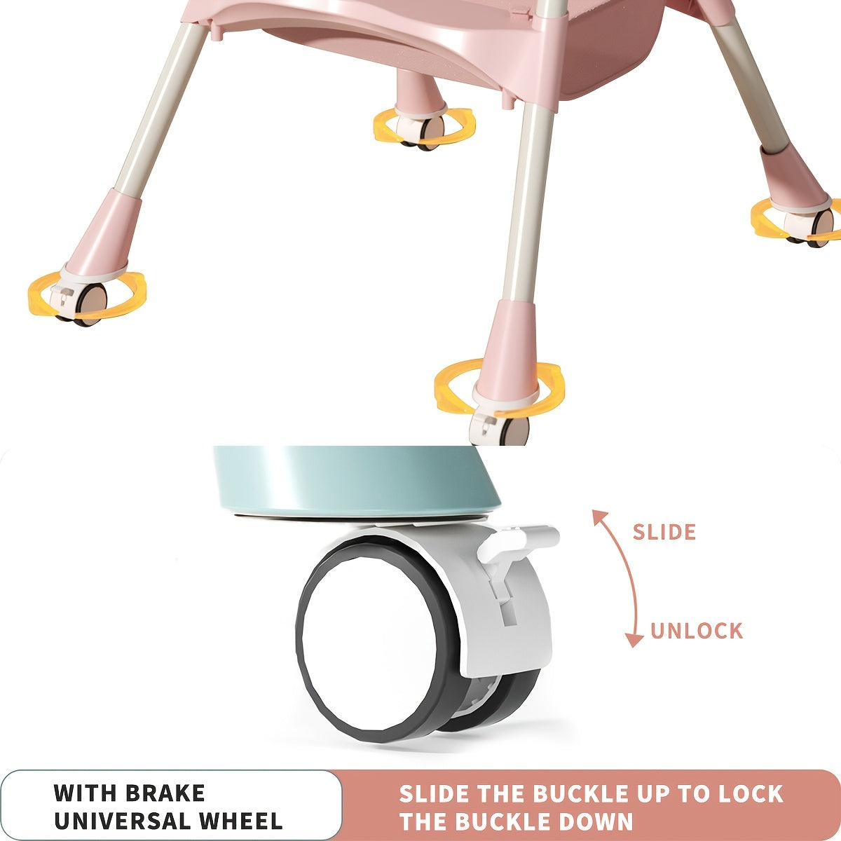 Convertible Baby High Chair - Adjustable Dining Rocker – view 9