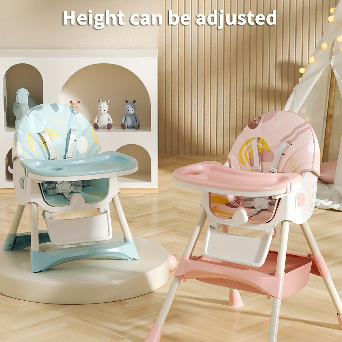 Convertible Baby High Chair - Adjustable Dining Rocker – view 10