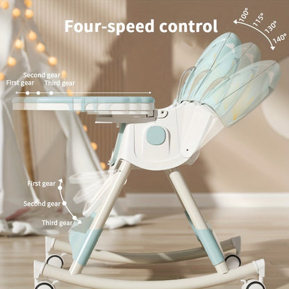 Convertible Baby High Chair - Adjustable Dining Rocker – view 12