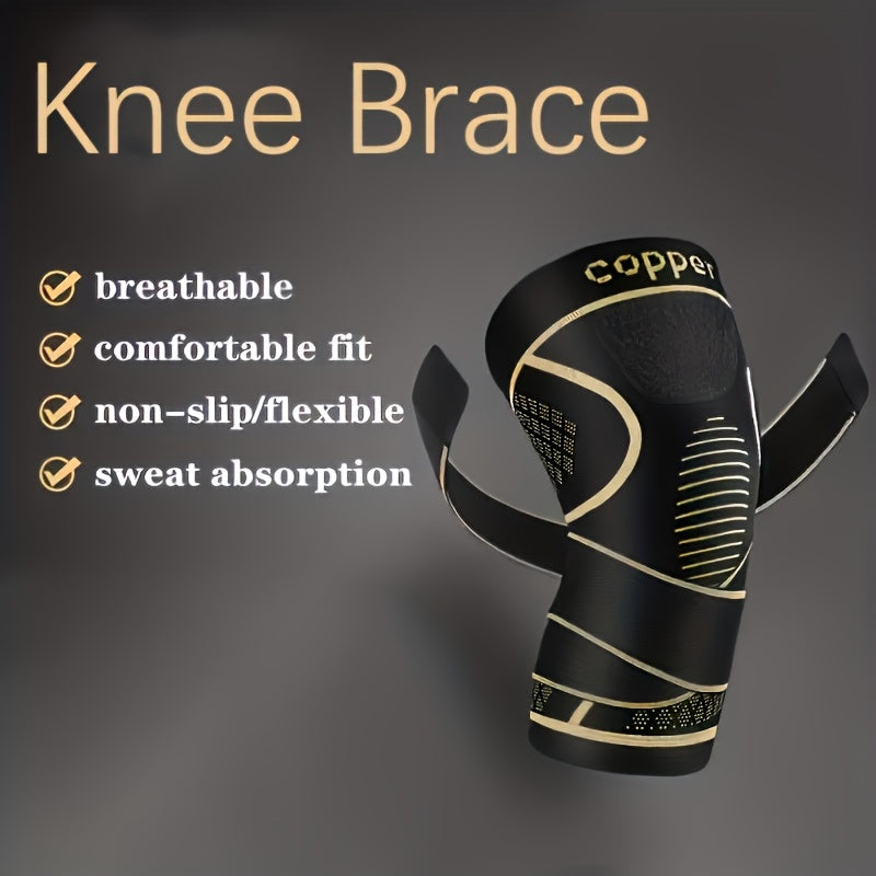 Copper Compression Knee Pads - Adjustable Strap Pair – view 6
