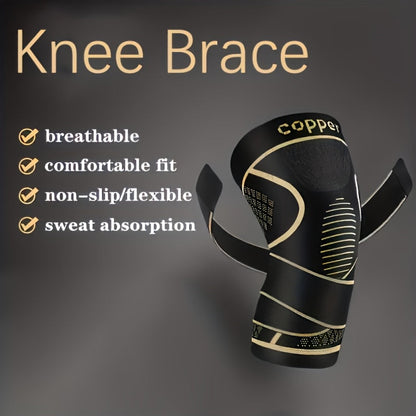 Copper Compression Knee Pads - Adjustable Strap Pair – view 6