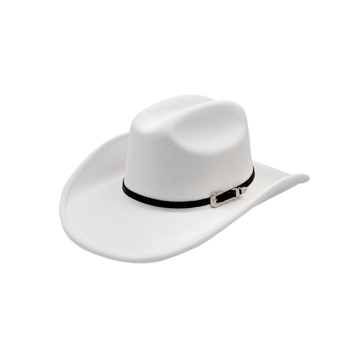Cowboy Hat - Felt Wide Brim Western Fedora for Men Women Cowgirl Classic Outdoor Ranch - product detail view 21