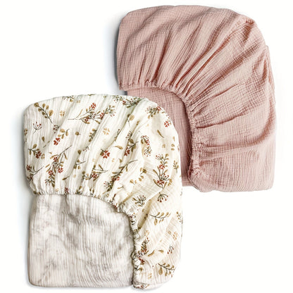 Crib Bedding - 2-pcs Breathable Muslin Cotton – main product image