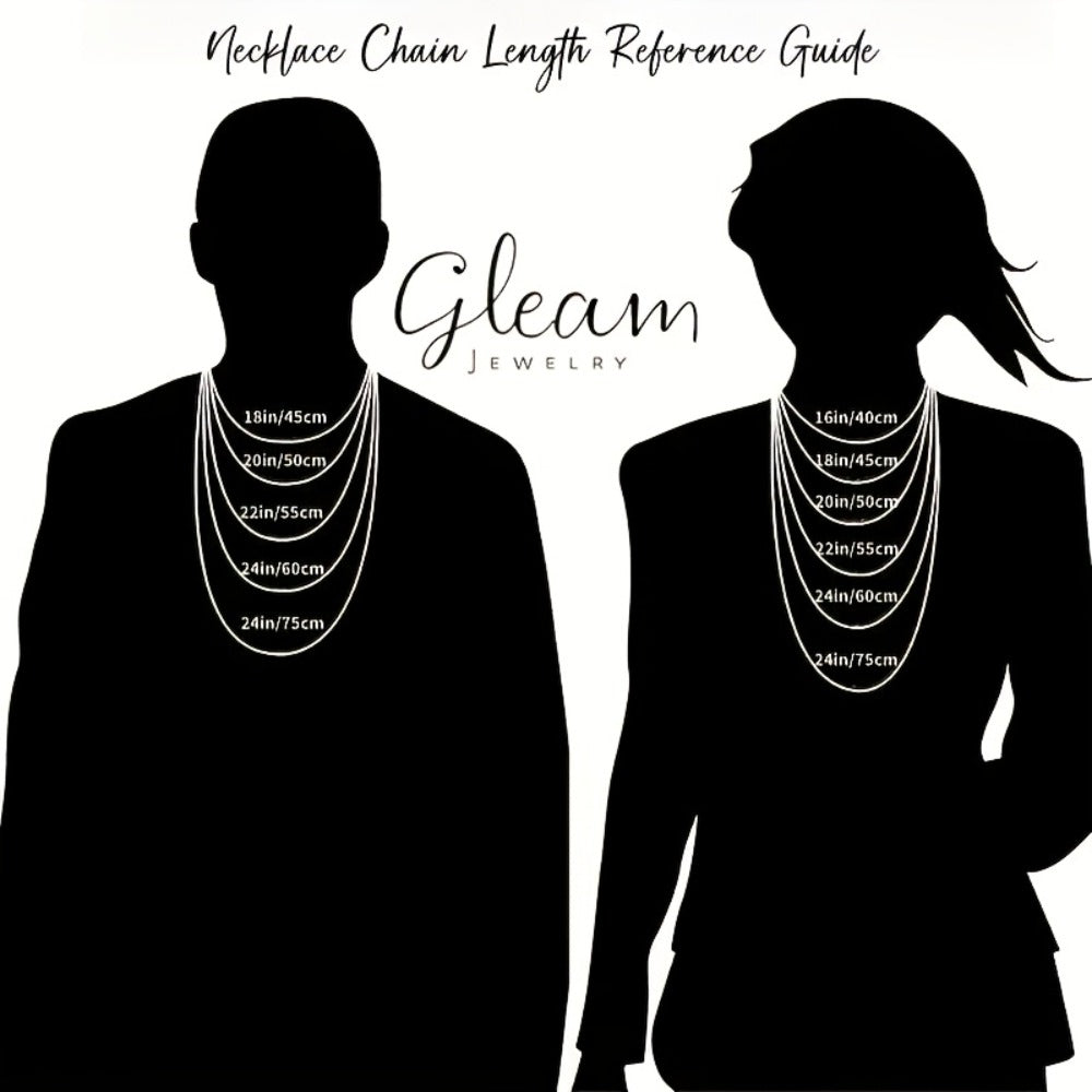 Cuban Link Chain Necklace - S925 Silver Glitter 4mm Solid Sparkling Style for Men & Women, Unisex - product detail view 4