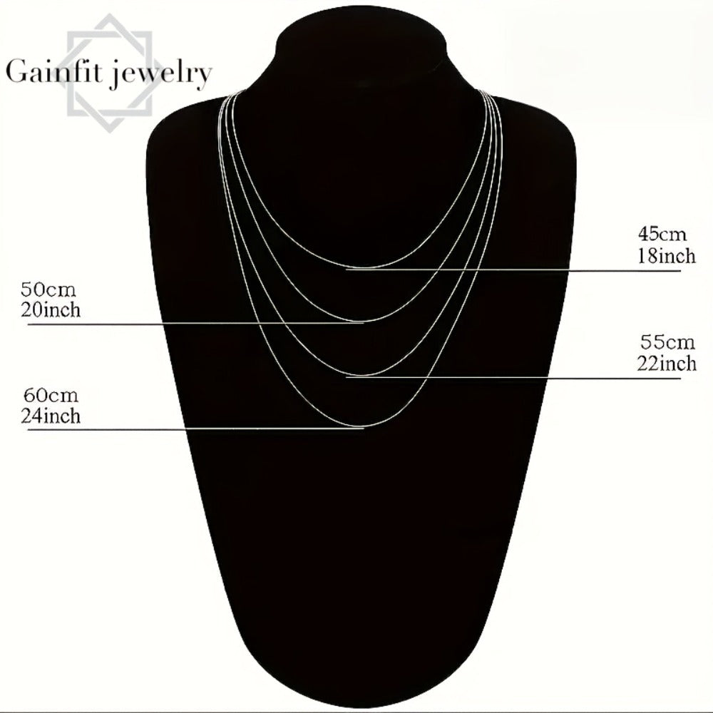 Cuban Link Chain Necklace - S925 Sterling Silver Hypoallergenic Non-Tarnish Classic Hip Hop for Women - product detail view 4