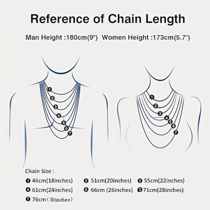 Cuban Link Chain Necklace - Set for Men Stainless Steel Bracelet 2pcs Button Detachable Design 8mm - product detail view 12