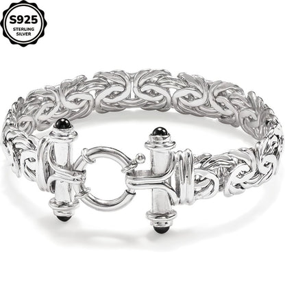 Cuff Bracelet - 925 Sterling Silver for Women Classic Elegant Bangle Gift Box Included - product detail view 10