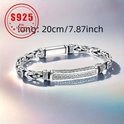 Cuff Bracelet - Sterling Silver for Women 925 Vintage Bohemian Bangle Open Adjustable - product detail view 9