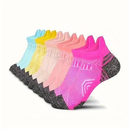 Cushioned Low-Cut Sports Socks - 10/15-Pair Options - Breathable low-cut design with thick – view 4