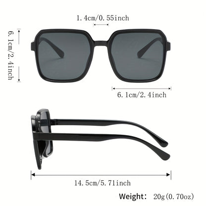 Women's Sunglasses Set 14 Pack - Square Frame Tinted Lens Bulk Eyewear Minimalist PC Fashion Glasses Party Bachelorette Festival Gift