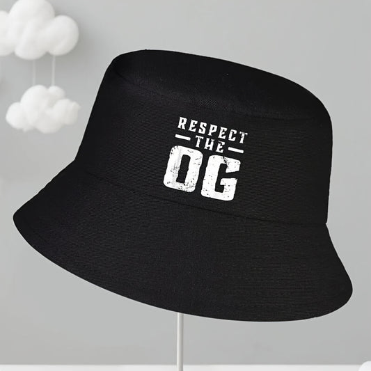Respect The OG Original Gangsta O Bucket Hat <Unisex Men> Tennis Skate Bucket Hat
