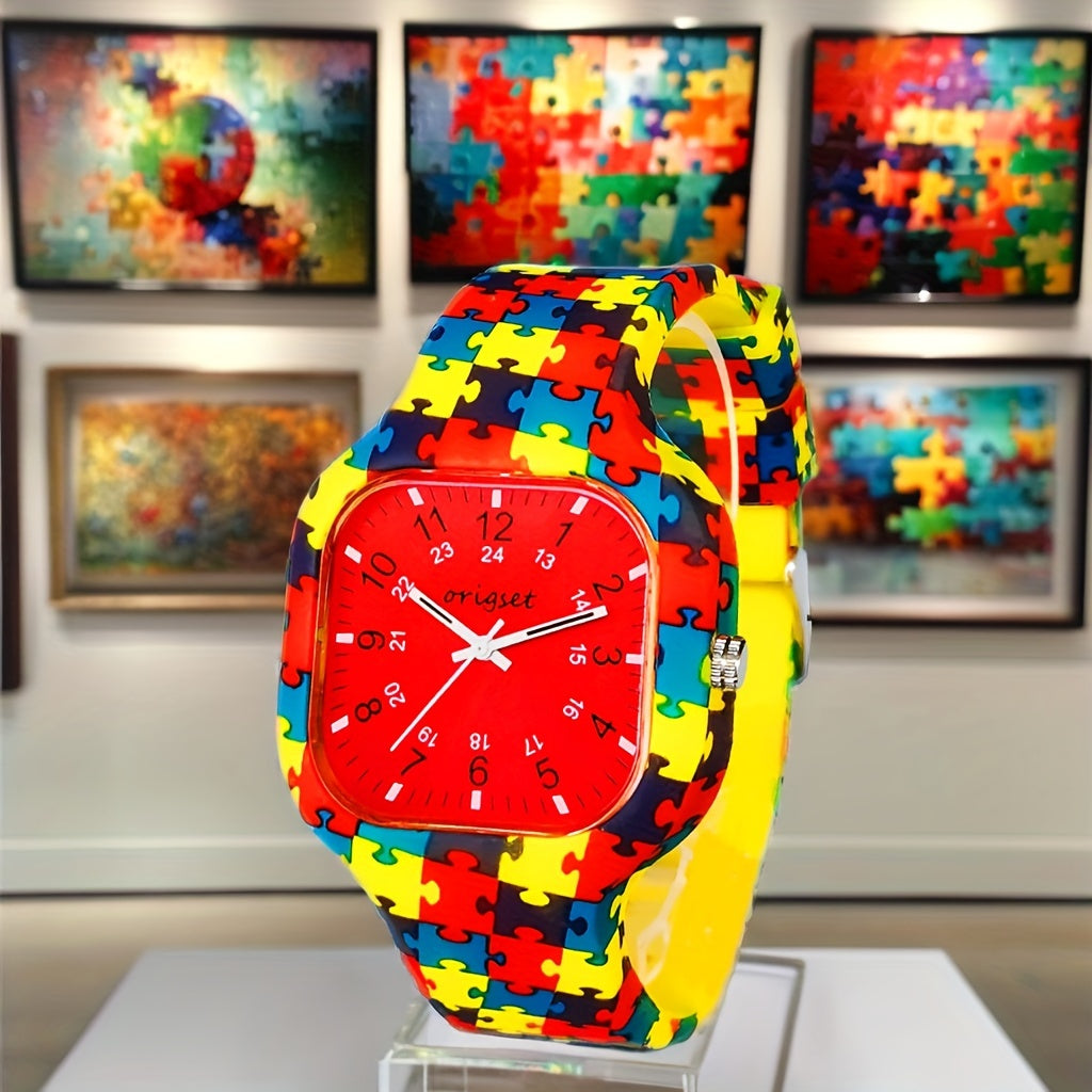 Nurse'S Designed for Students, Doctors, And Both Men And Women, Featuring a Second-Hand And a 24-Hour Yellow Puzzle Design with a Red Dial