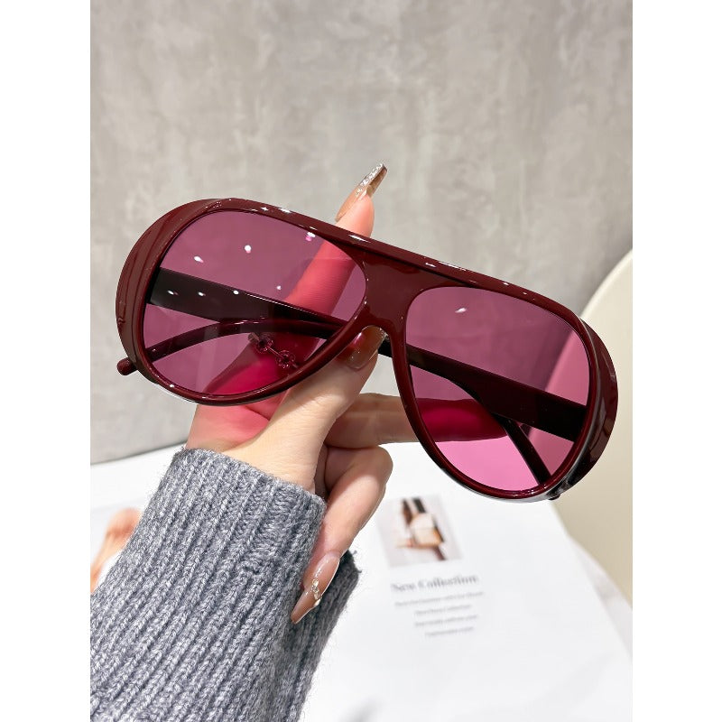 European and American Retro Large-frame, a Wonder for Big Faces, Suitable for Both Men and Women,, Strong Light Fashion Style