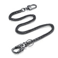 Ahiller Business Style Wallet Chain, Hip Hop Style Keychain - Dual Lock Security Design, Outdoor Camping, Traveling Accessory for Motorcycle/Daily Use with Scratch Resistant Coating, Men's EDC Carrying Gear Chain, Perfect Gift for Boyfriends And Dads, Dai