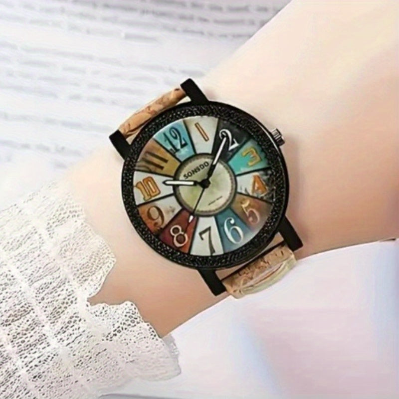 Fashion Colorful Casual Daily Watches Quartz Watch, Diverse Styles And Innovative Designs Fashion Analog Wrist Watch, Match Different Daily Outfits, Birthday Christmas New Year Gifts