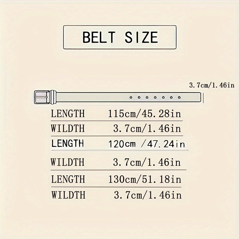 Business Men's Genuine Leather Cowhide Belt With Automatic Buckle - For Formal Occasions -  Suitable for Men -  Durable & Stylish - Perfect Gift for Father's Day