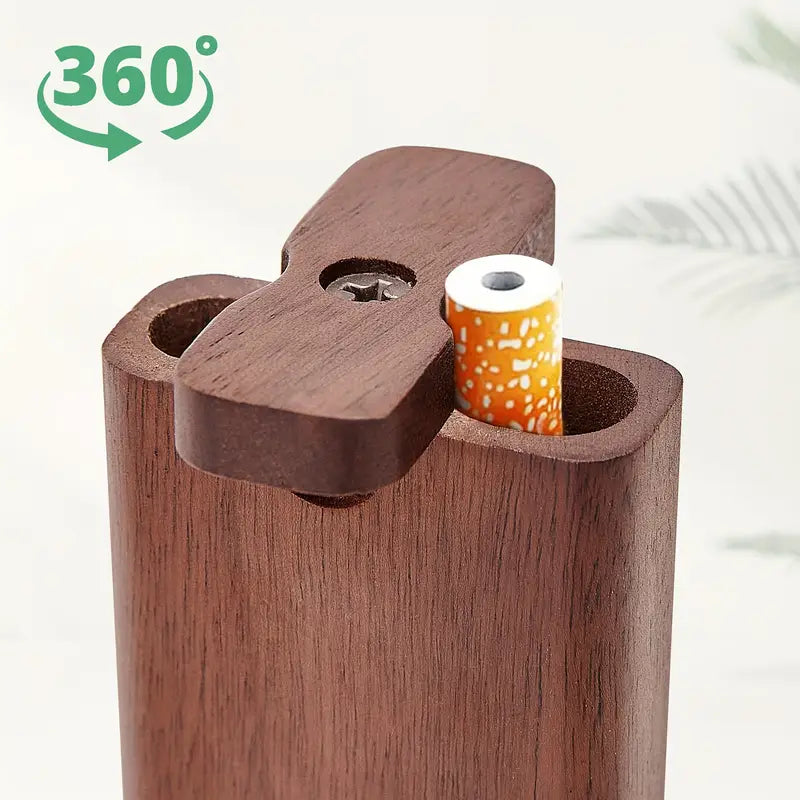 Fashionable Wooden Cigarette Case - Durable and Colorful Daily Use Storage - Men's Storage Case