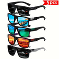 3/5pcs Men's And Women's Fashionable Glasses for Couples, 2025 New Retro Trendy Polarized Glasses, A Must-have for Summer, Equipped with PC Lenses And Metal Hinges