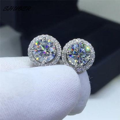 Dangle Earrings for Women - Birthstone Ear Hook Colorful Gemstone Drop for Men White Amethyst Yellow - product detail view 13