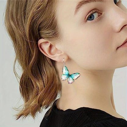 Dangle Earrings for Women - Set for 9 Pairs 18pcs - Colorful Elegant Pendant Drop , Stylish Multicolor - product detail view