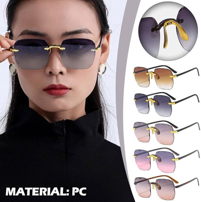 3pcs, frame, cutting, eye-catching, glass reflective, still-cool, trendy, anti-reflection, style.