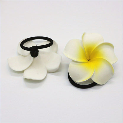 Flower Hair Clips for Women 36 Pack – Tropical Plumeria Frangipani Barrettes, Lightweight Plastic Hawaiian Flower Hair Pins for Luau, Beach Parties, Weddings & Tropical Theme Events