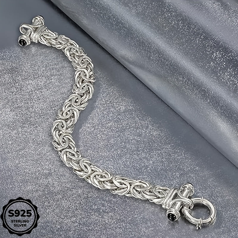 925 Sterling Silver Classic Women's Bracelet | Event/ Graduation/ Valentine's Day Exclusive Jewelry, Special Occasion Gift Box, Gratitude Gift, Suitable as a Birthday, Christmas Gift or as a Graduation Gift for Loved Ones.