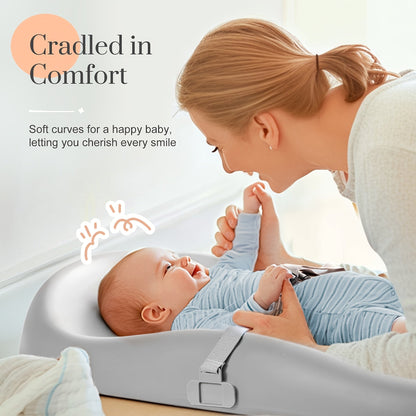 Diaper Changing Pad - Adjustable Non-Slip Soft Wipe-Clean – view 3