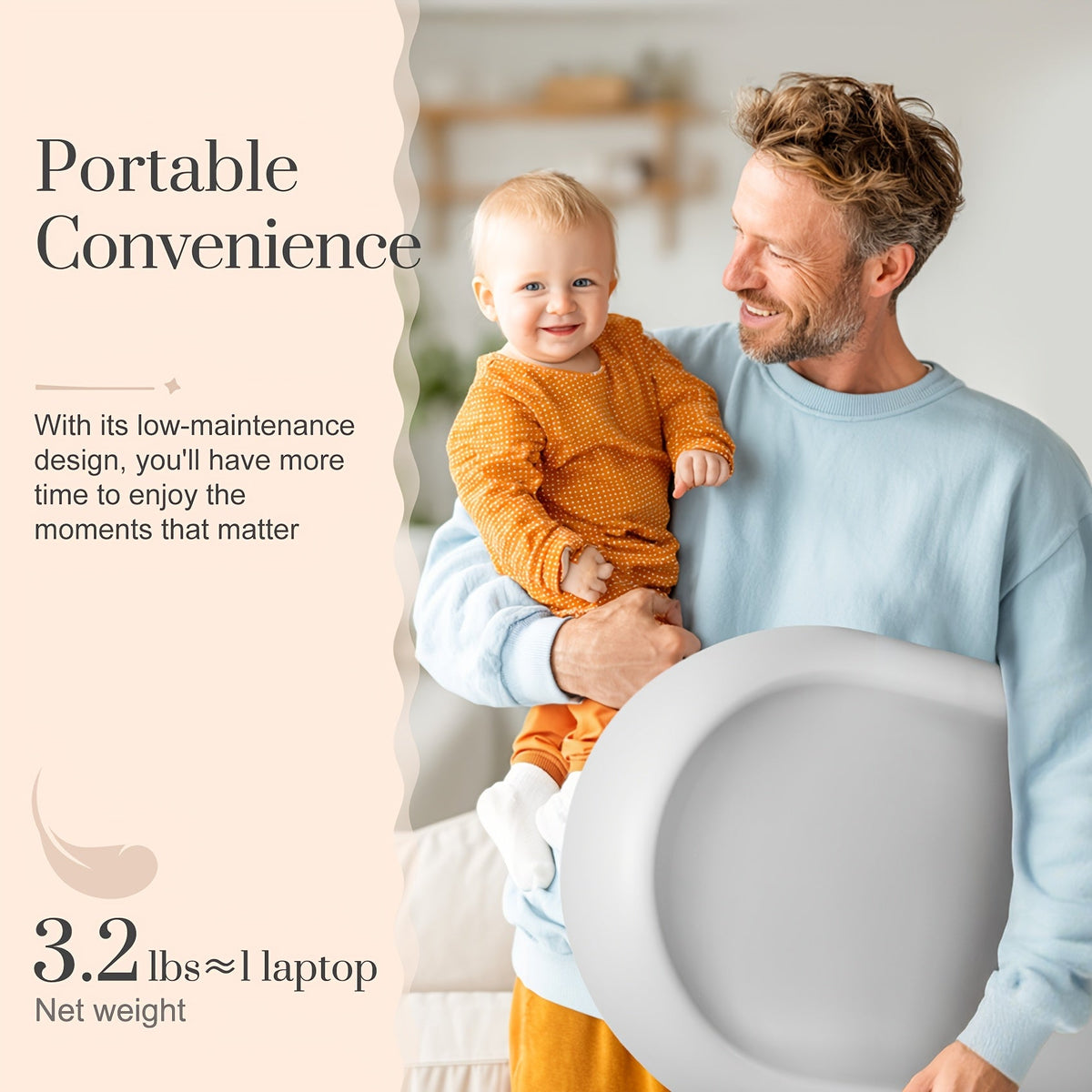 Diaper Changing Pad - Adjustable Non-Slip Soft Wipe-Clean – view 6