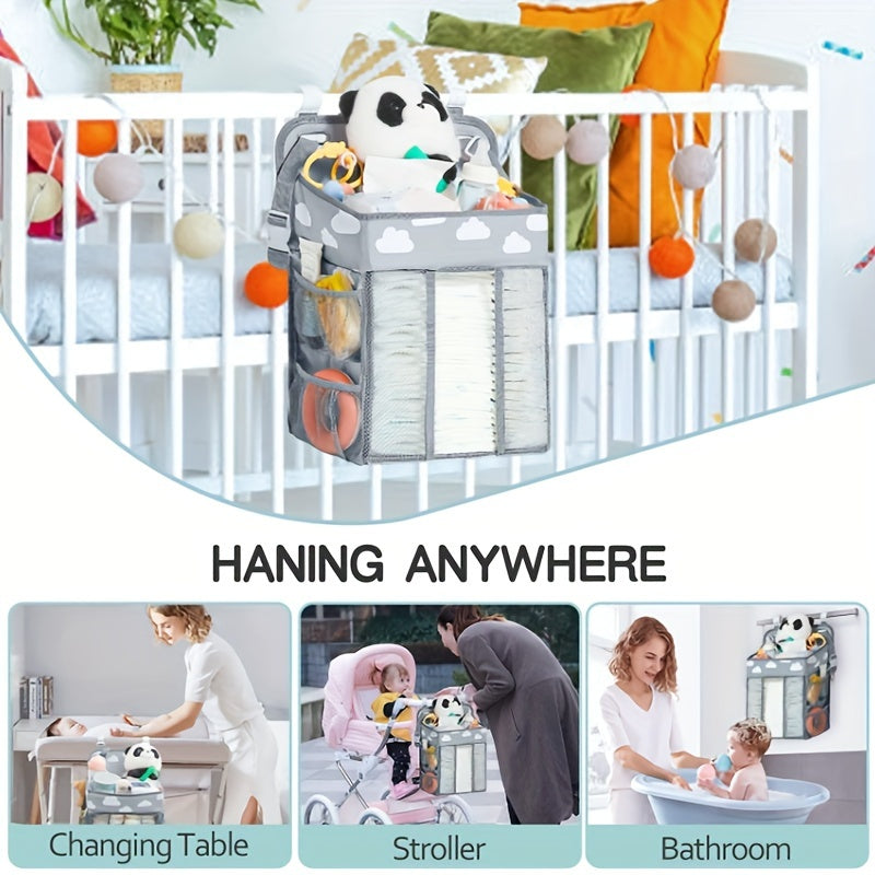 Diaper Organizer - Changing Table Hanging Stacker – view 3