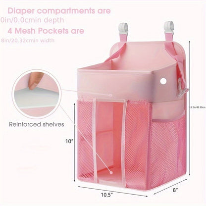 Diaper Organizer - Hanging Changing Caddy Crib detail view