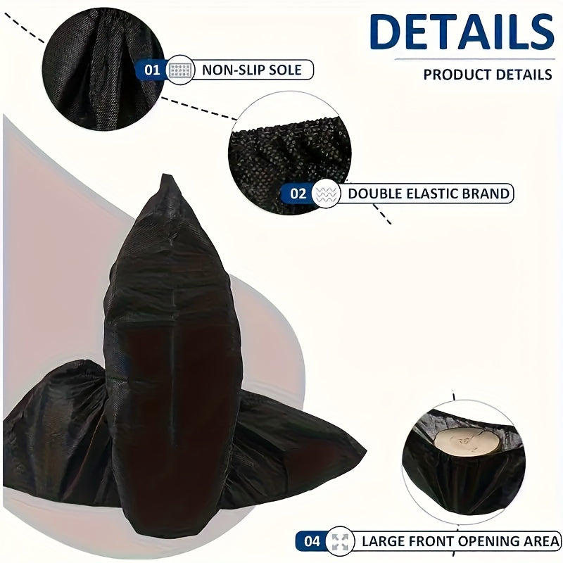 Disposable Shoe Covers - 100-Pack Anti-Slip – view 4