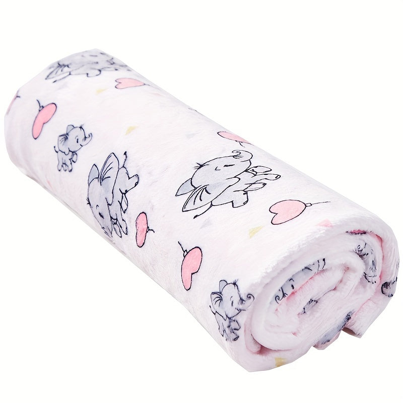 Double-Layer Minky Baby Blanket - 30 x 40 Inch Plush Animal Design – view 3