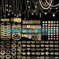 [Bohemian Jewelry Set] Random 37/47/50/71/87 Pieces Bohemian Jewelry Set, Earrings Necklaces Rings Bangles Versatile Stackable Accessories, Suitable for Daily and Festival Wear