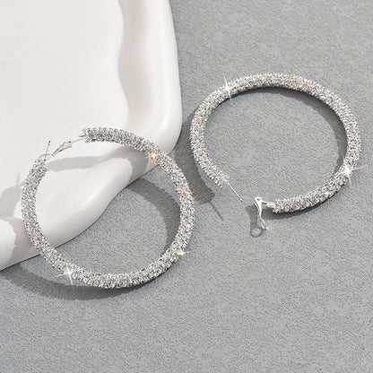 Hoop Earrings for Women Chic Lightweight Everyday Casual Statement Fashion Jewelry Elegant Circle Earrings Birthday Anniversary Gift for Her