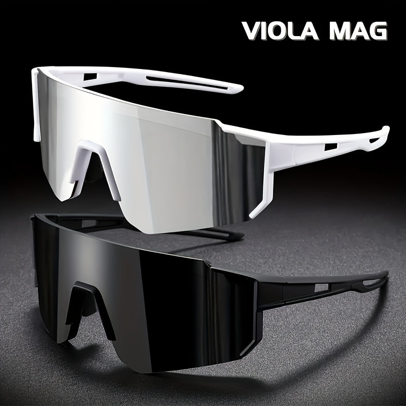 VIOLA MAG 8pcs Sports Large Frame, Unisex Baseball Anti, Lightweight Large Frame Goggles