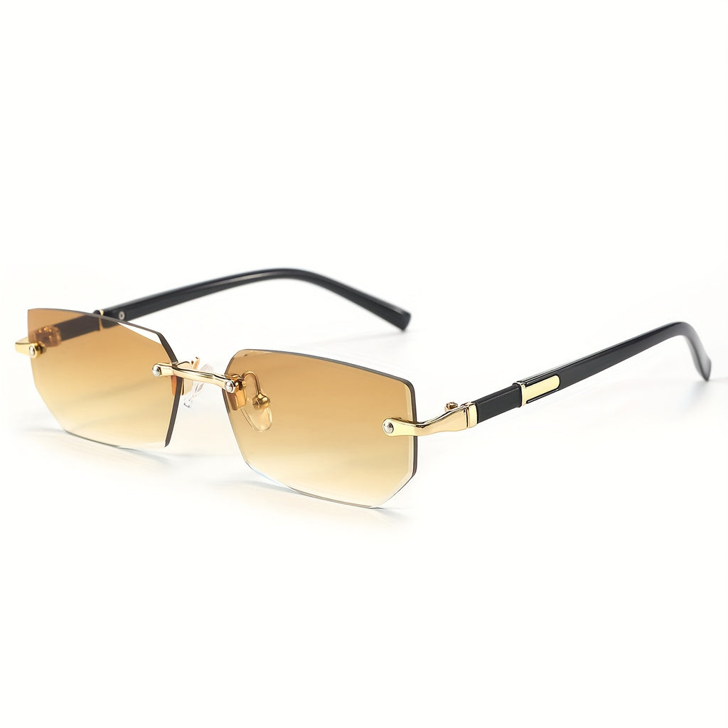 5pcs Frameless Gradient Glasses for Men & Women - Multi-Color (////) - Daily Wear, Parties, - No-Frame Accessories Suitable for Casual Style &