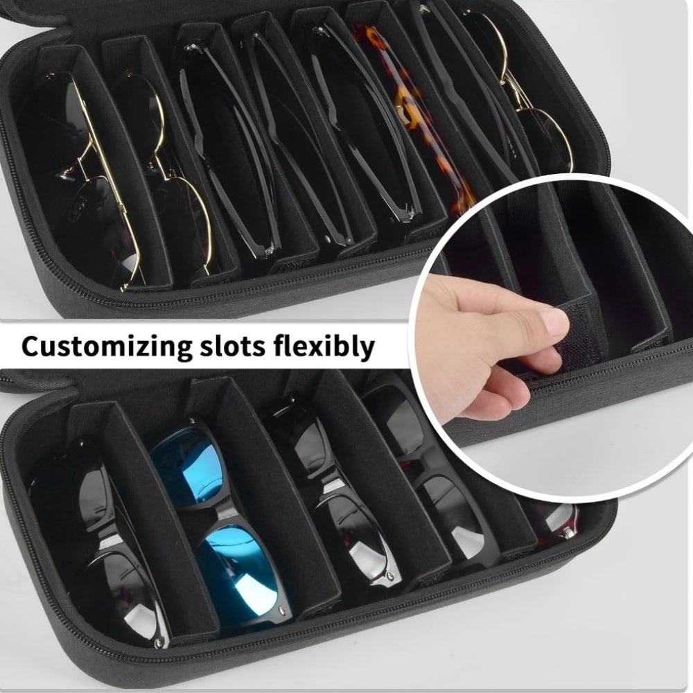 Travel Sunglasses Organizer Case for Quay Polarized Sunglasses Men Women, Trendy Sunglasse Storage Holder (Bag solely)