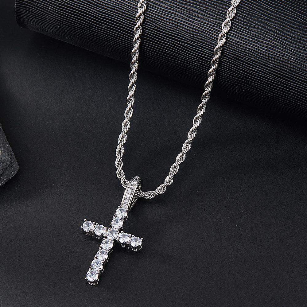 Men'S Hip Hop Set: Trendy Watch, Cuban Chain Pendant Necklace And Bracelet Combo, Stylish Men'S Additions Gift for Christmas, Birthday, Valentine'S Day, And Father'S Day