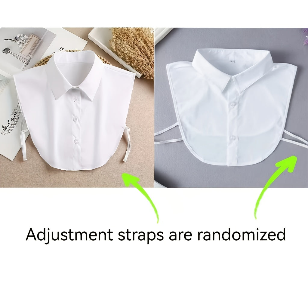 4 Fake Collar Removable Half Shirt Fake Collar Solid Color Shirt Women Love Breathable And Comfortable