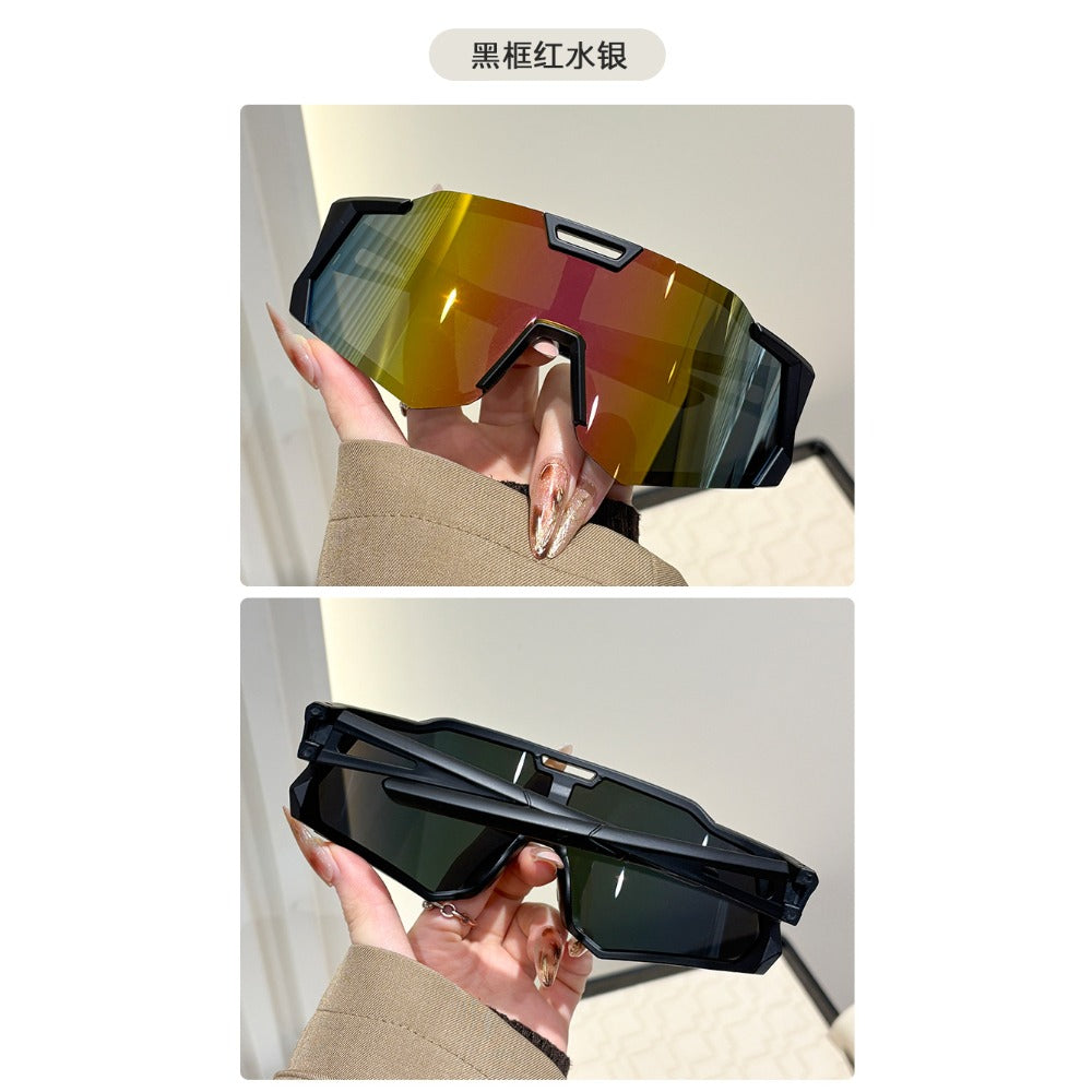 Set of 8 New Stylish Oversized Glasses for Outdoor Sports, Suitable for Both Men And Women, Perfect for Parties And Photos