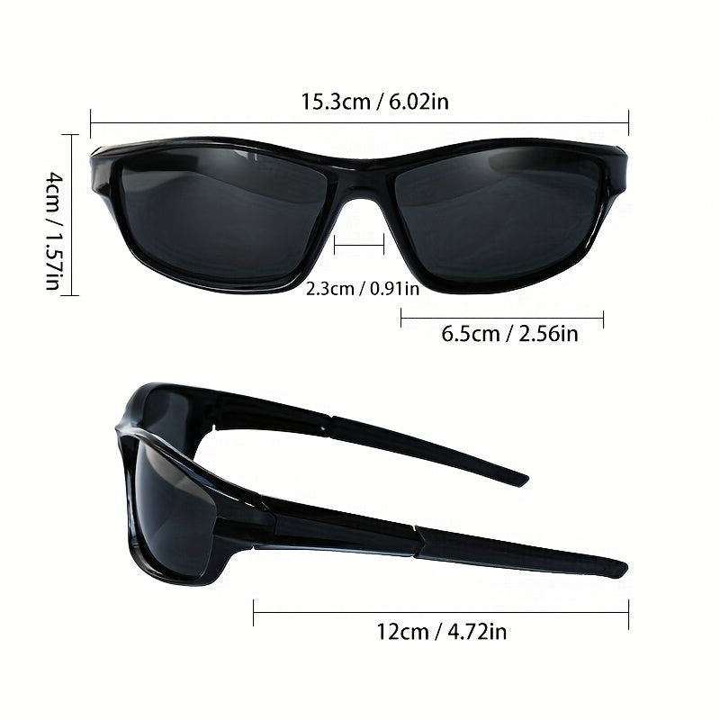 1pc Full-Frame Glasses Suitable for & - Lightweight PC Frame & Lens, Wide Temples (>139mm), Futuristic Modern Eyewear for Daily/Office Use, Holiday Gift (Christmas, Thanksgiving) - Durable Polycarbonate for Social Events