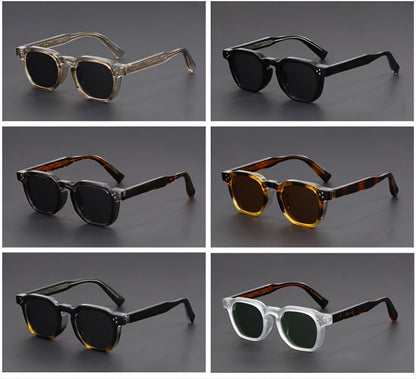 Fashion Sunglasses Polygonal Full Frame – Bohemian Style AC Lens Eyewear for Men & Women, Trendy Geometric Shades for Photography, Parties & Casual Wear, Ideal Gift, 6 Colors