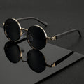 Gadding Sunglasses, Unisex Woodgrain Retro UV400 Eyeglasses - Lightweight Vintage Frame for Daily Casual, Campus Events & Parties, Trendy Versatile Design