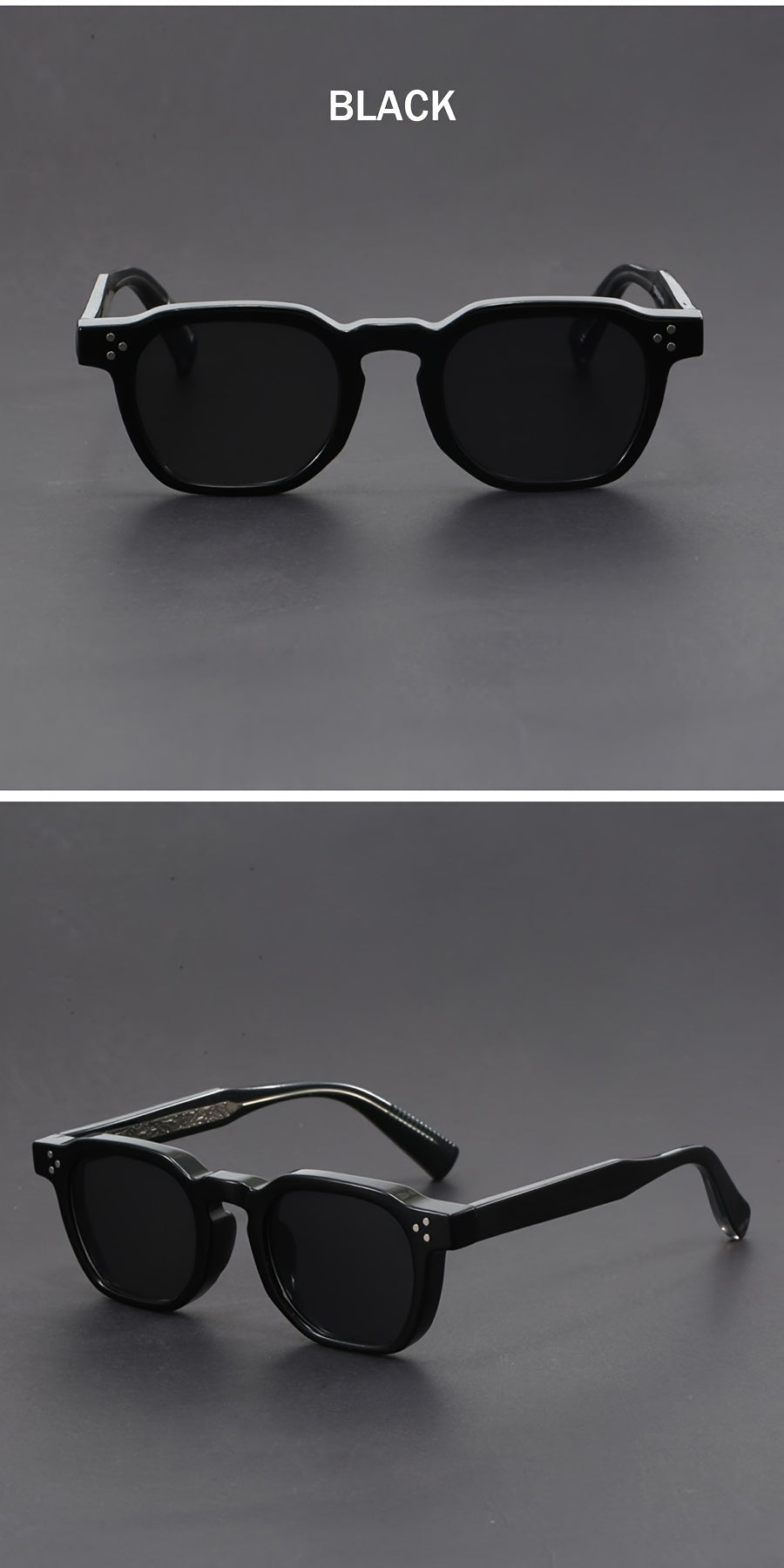 Fashion Sunglasses Polygonal Full Frame – Bohemian Style AC Lens Eyewear for Men & Women, Trendy Geometric Shades for Photography, Parties & Casual Wear, Ideal Gift, 6 Colors