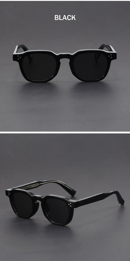 Fashion Sunglasses Polygonal Full Frame – Bohemian Style AC Lens Eyewear for Men & Women, Trendy Geometric Shades for Photography, Parties & Casual Wear, Ideal Gift, 6 Colors